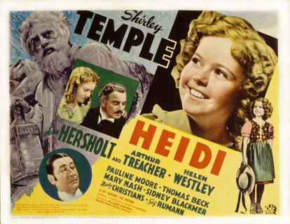 Publicity poster for Heidi (USA, 1937)